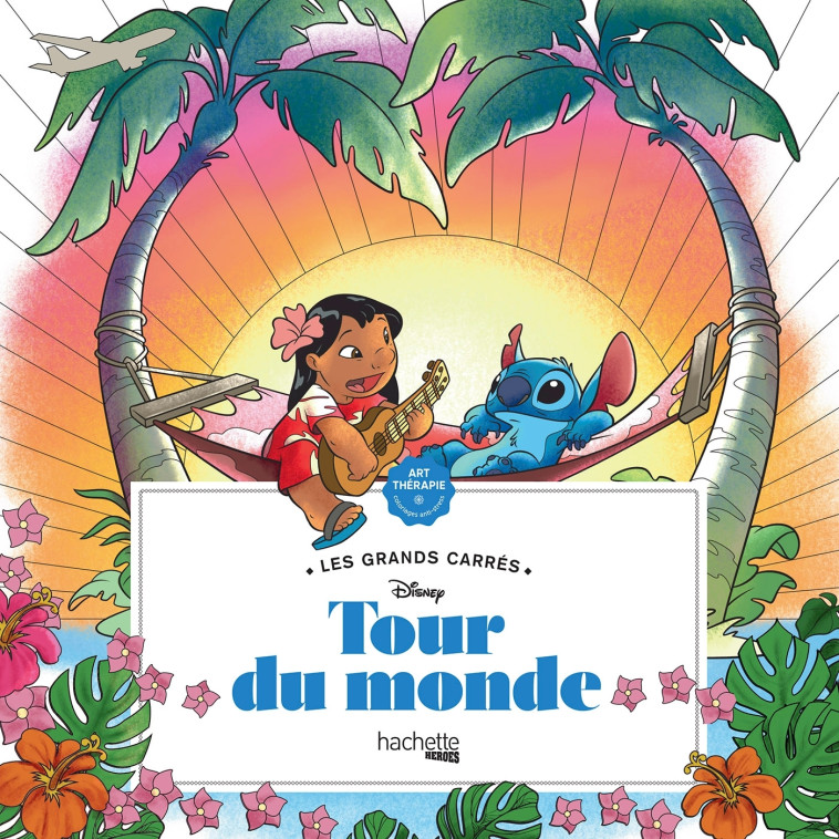 Les grands carrés Disney Tour du Monde - Charlotte Mendès Charlotte Mendès, Charlotte Mendes - HACHETTE HEROES