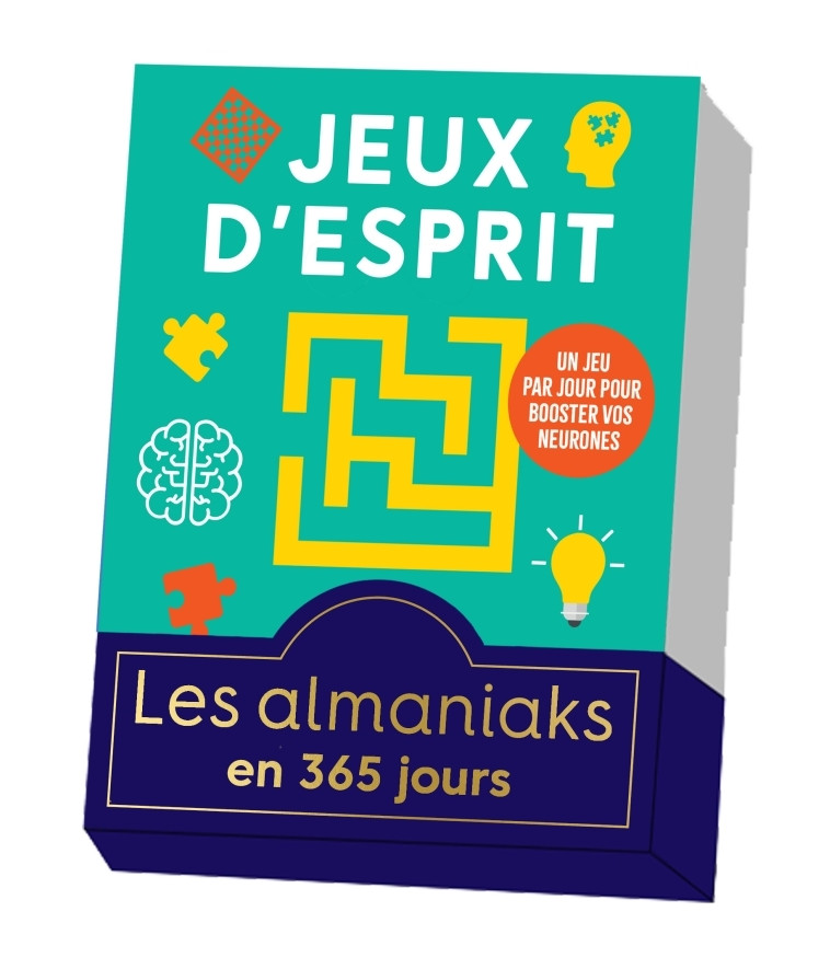 Almaniak Jeux d'esprit, calendrier une page par jour - Loïc Audrain, Sandra Lebrun - 365 PARIS