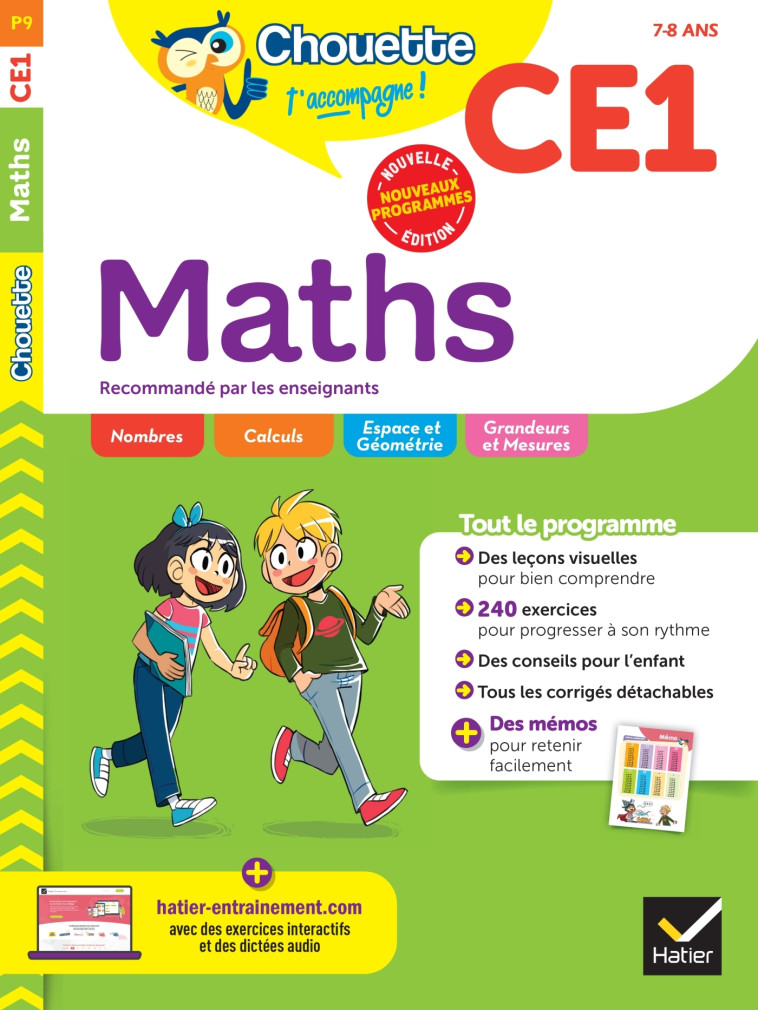 Chouette - Maths CE1 -  DOMERGUE-L, Lucie Domergue, Juliette Domingie, Muriel Iribarne - HATIER