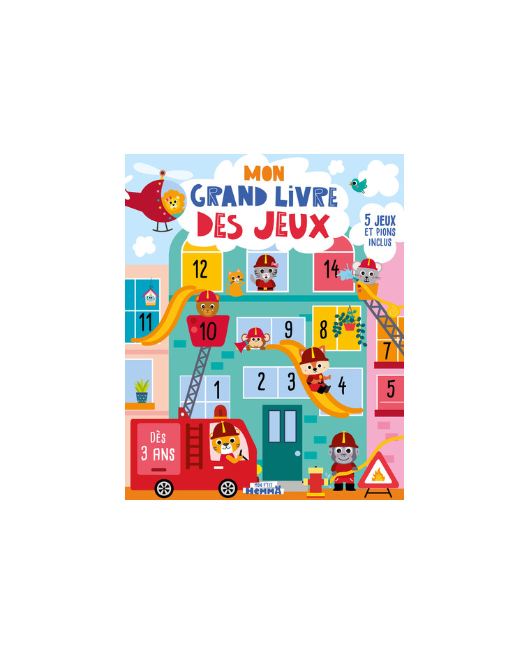 Mon P'tit Hemma - Mon grand livre des jeux - 5 jeux et pions inclus - Carotte et compagnie Carotte et compagnie, Collectif Collectif,  CAROTTE ET COMPAGNIE,  Collectif - HEMMA