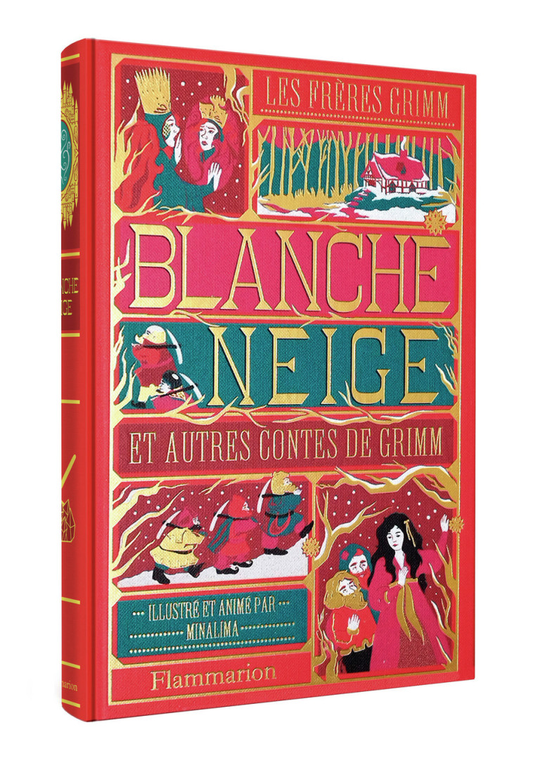 Blanche-Neige et autres contes de Grimm - Wilhelm Grimm, Jacob Grimm,  Minalima - FLAM JEUNESSE