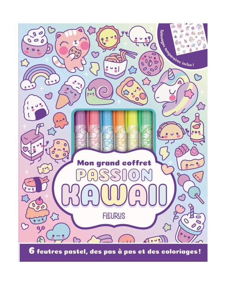 Mon grand coffret passion kawaii - XXX - FLEURUS