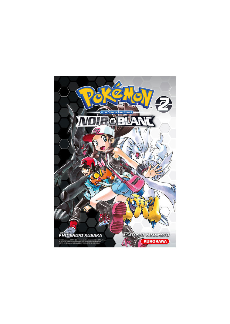 Pokémon Noir & Blanc Double - Tome 2 - Fabien Vautrin, Satoshi Hashimoto, Hidenori Kusaka, Satoshi Yamamoto - KUROKAWA