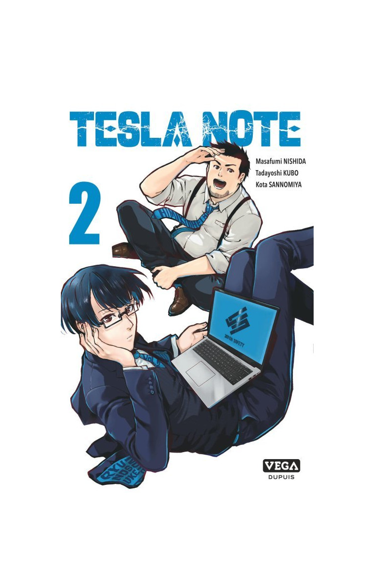 Tesla Note - Tome 2 - NISHIDA Masafumi NISHIDA Masafumi, KUBO Tadayoshi KUBO Tadayoshi, KOTA Sannomiya KOTA Sannomiya,  NISHIDA Masafumi,  KUBO Tadayoshi,  KOTA Sannomiya - VEGA DUPUIS