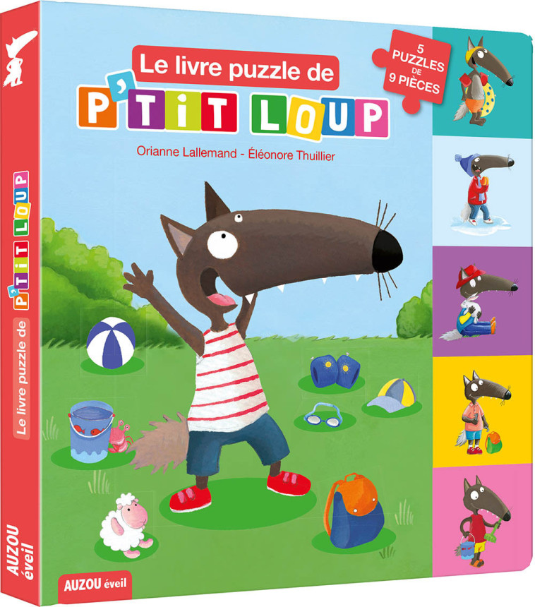 MES PREMIERS PUZZLES - LES PUZZLES DE P'TIT LOUP - Orianne Lallemand, Éléonore THUILLIER - AUZOU