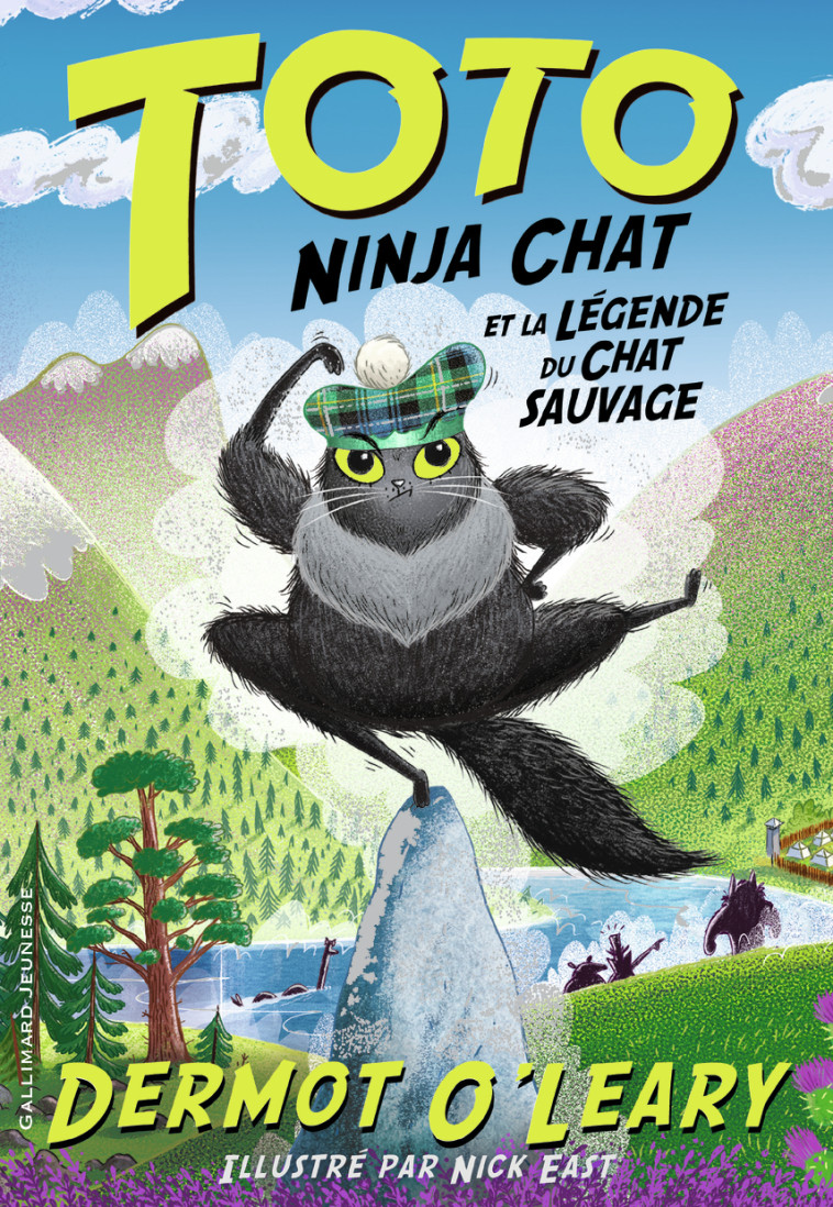 Toto ninja chat et la légende du chat sauvage - Dermot O'Leary, Nick East, Karine Chaunac - GALLIMARD JEUNE