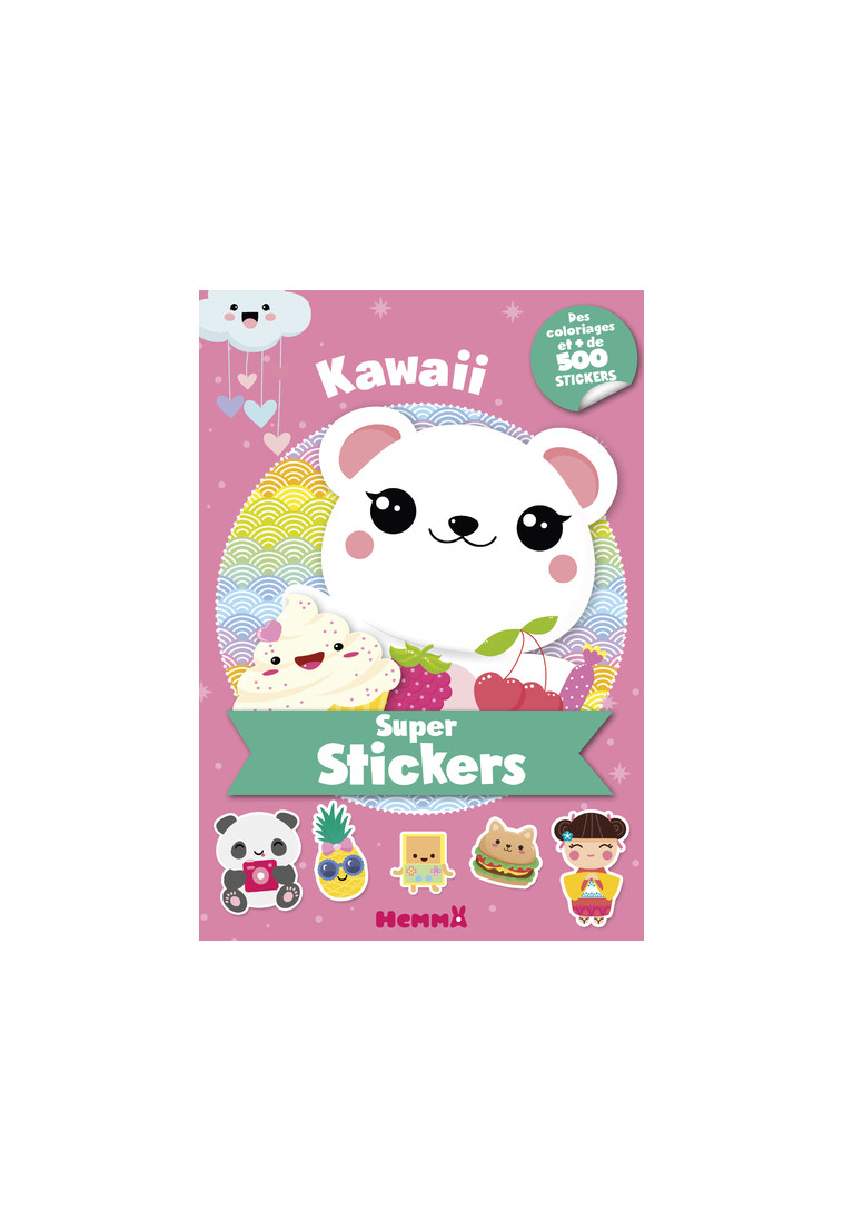 Super stickers - Kawaii - Collectif Collectif - HEMMA