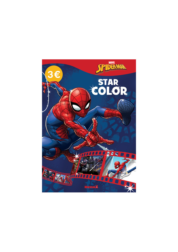 Marvel Spider-Man - Star Color - (Spider-Man fond bleu) - Collectif Collectif - HEMMA