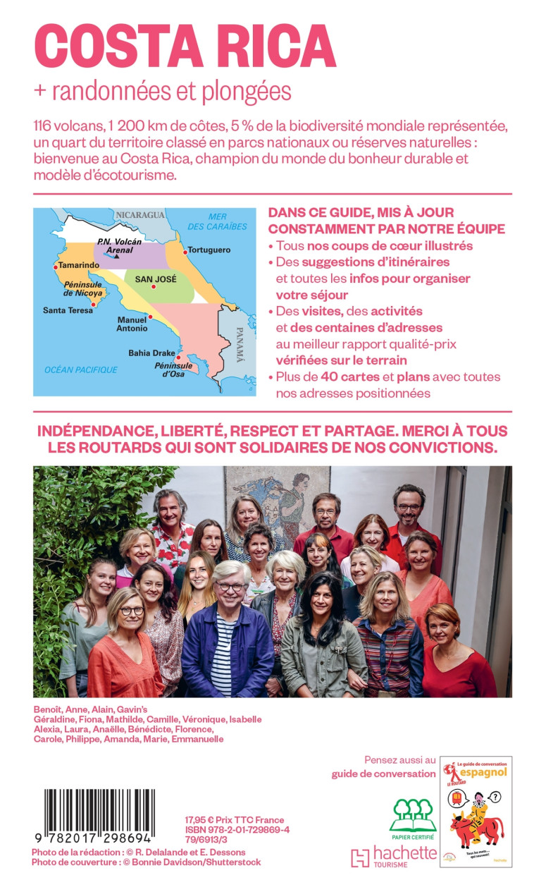 Guide du Routard Costa Rica 2025/26 -   - HACHETTE TOURI