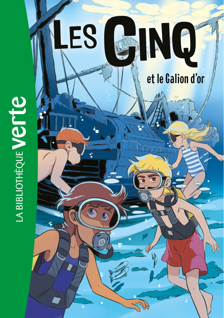 Les Cinq 28 NED - Les Cinq et le Galion d'or - Claude Voilier - HACHETTE JEUN.