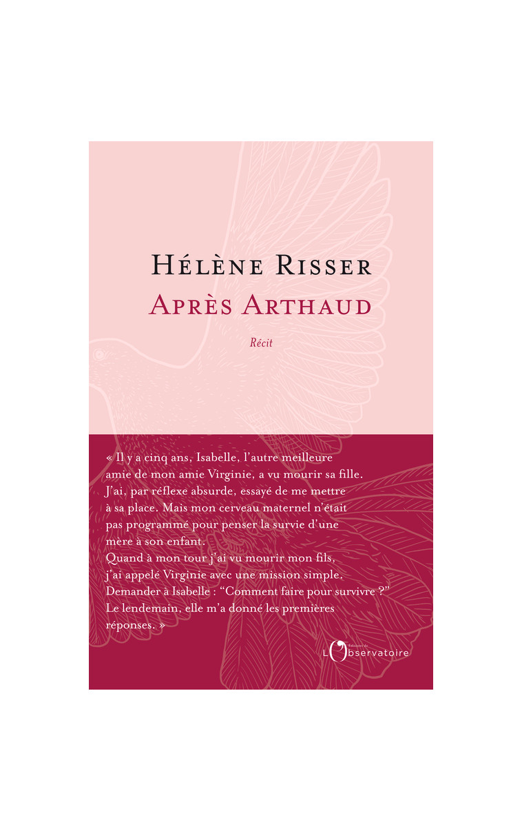 Après Arthaud -  Risser HElEne, Hélène Risser - L'OBSERVATOIRE