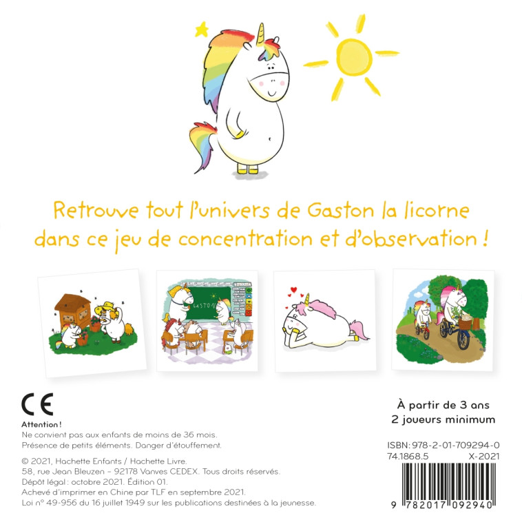 Le mémo de Gaston - Aurélie Chien Chow Chine - HACHETTE ENFANT