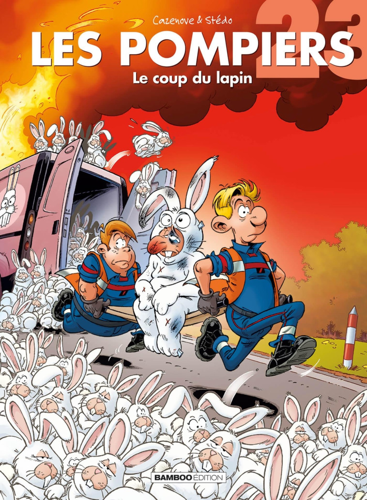 Les Pompiers - tome 23 - Stédo Stédo, Christophe Cazenove,  Stédo - BAMBOO