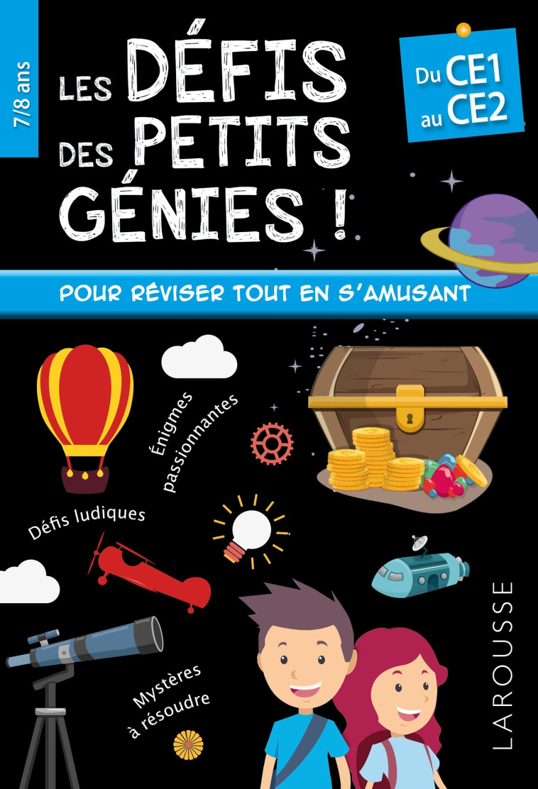 Les défis des petits génies, du CE1 au CE2 - Rémy Léglise - LAROUSSE