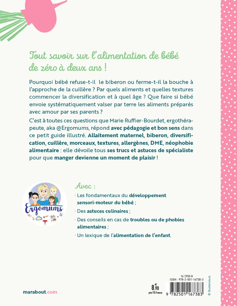 Mes petites routines enfants : Mes premiers repas - Marie Ruffier-Bourdet - MARABOUT