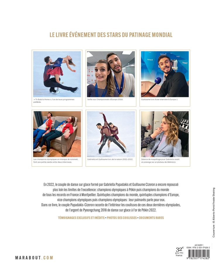 Gabriella Papadakis & Guillaume Cizeron - En or - Gabriella Papadakis, Guillaume Cizeron - MARABOUT