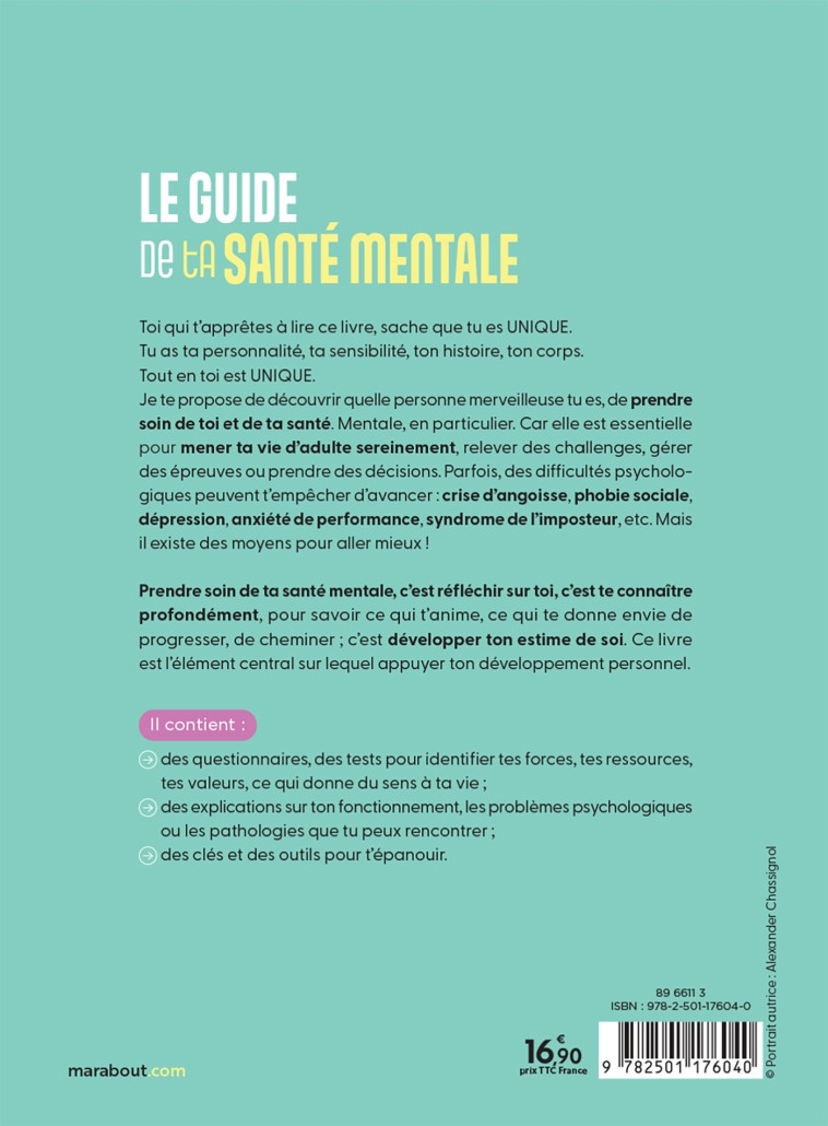 Le guide de ta santé mentale - Delphine PY - MARABOUT