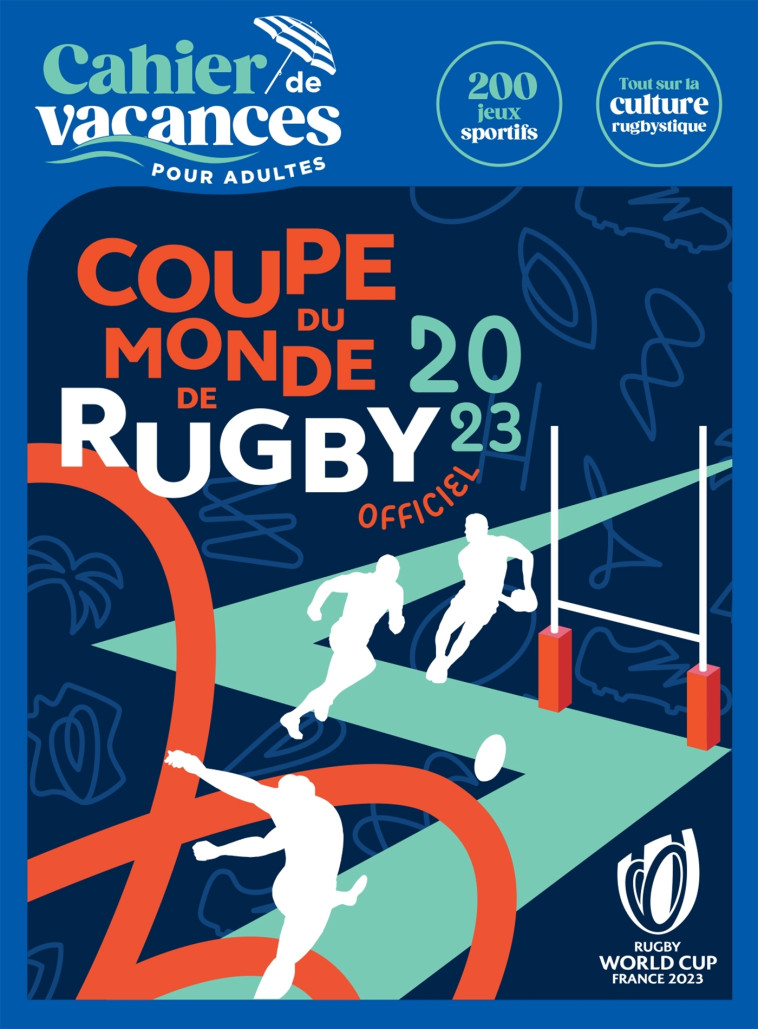 Cahier de vacances Coupe du monde de rugby 2023 officiel -   - MARABOUT