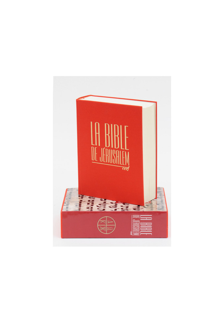 LA BIBLE DE JERUSALEM - MAJOR TOILE ROUGE - EBAF EBAF,  EBAF - CERF