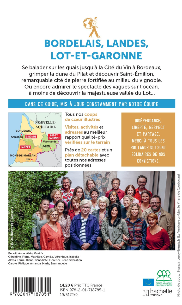 Guide du Routard Bordelais, Landes et Lot-et-Garonne 2022/23 -   - HACHETTE TOURI