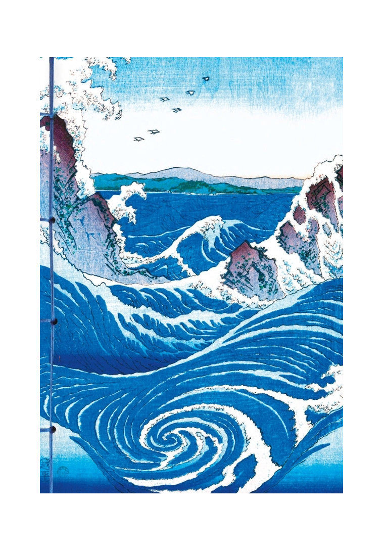 Carnet Hazan L'eau dans l'estampe japonaise 12 x 17 cm (papeterie) - XXX - HAZAN