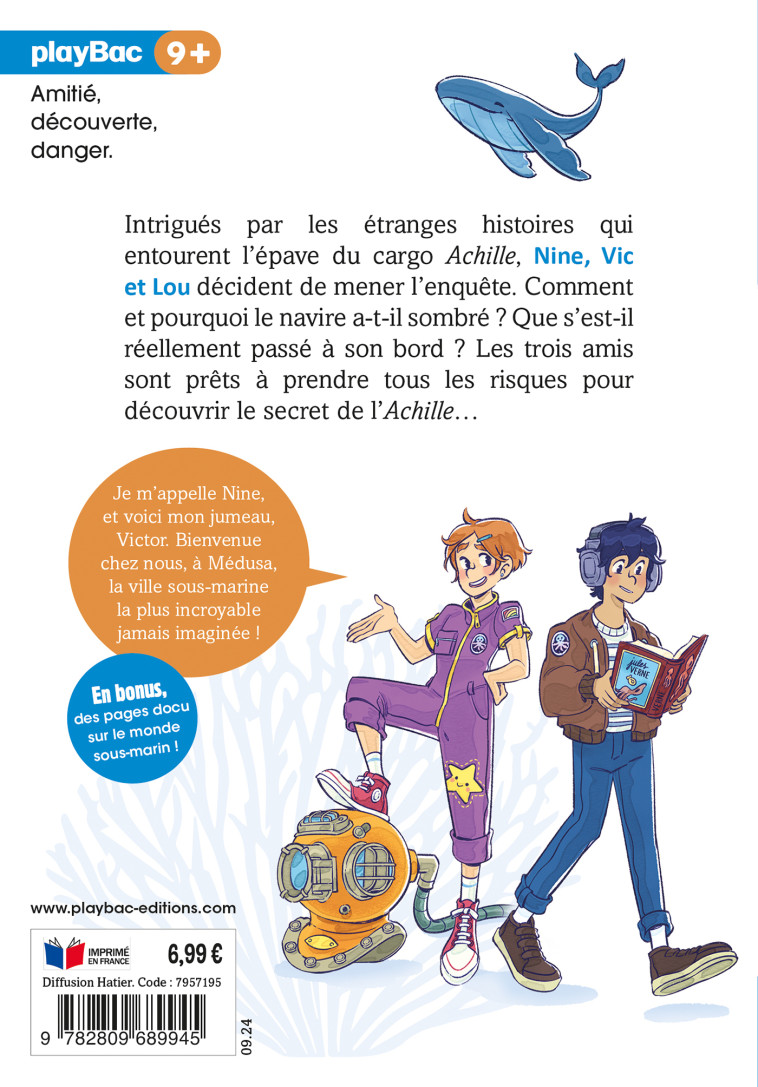 Mission Médusa - Le secret de l'Achille - Tome 2 - Moka Moka,  Moka - PLAY BAC