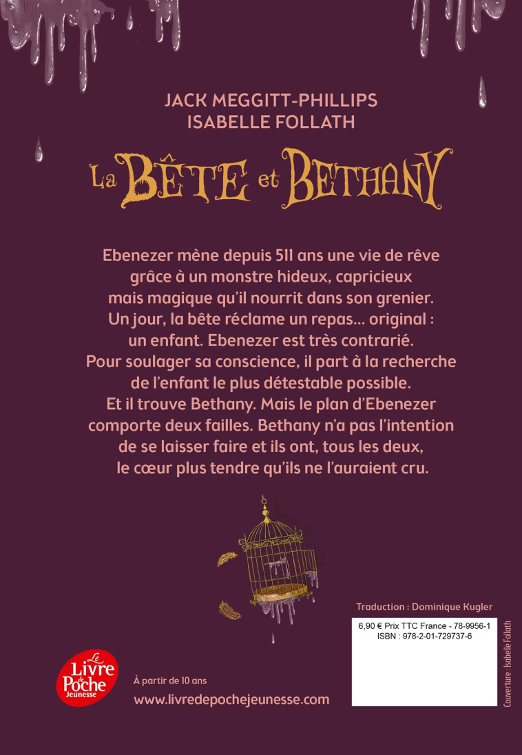 La Bête et Bethany - Tome 1 - Jack Meggitt-Phillips, Dominique Kugler, Isabelle Follath - POCHE JEUNESSE