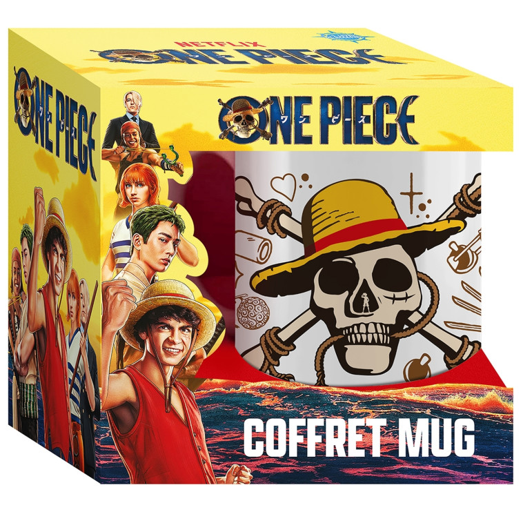 One Piece -  Coffret mug - Netflix Netflix,  Netflix - HACHETTE JEUN.