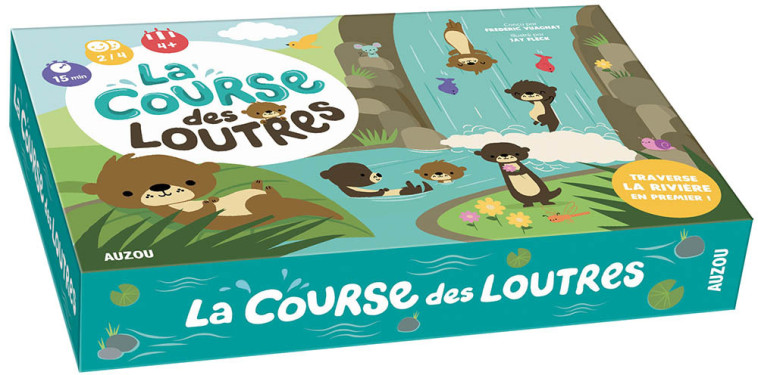 MON GRAND JEU LA COURSE DES LOUTRES - Yannis CHEVALIER, Jay FLECK, Gaetan Beaujannot FORGENEXT - AUZOU