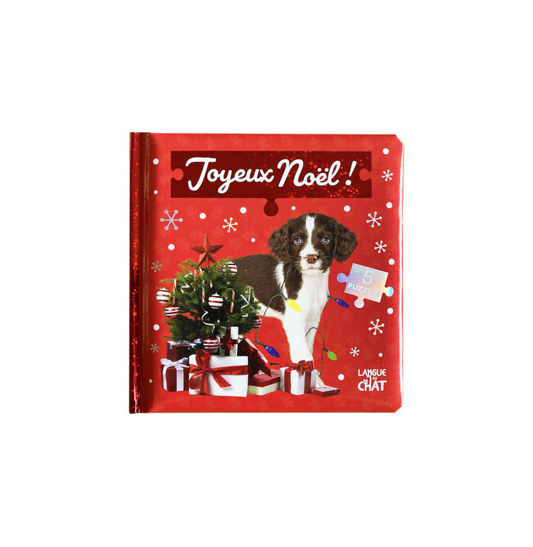 Bébé touche-à-tout - Mon livre puzzle - Joyeux Noël ! - Collectif Collectif,  Collectif - LANGUE AU CHAT