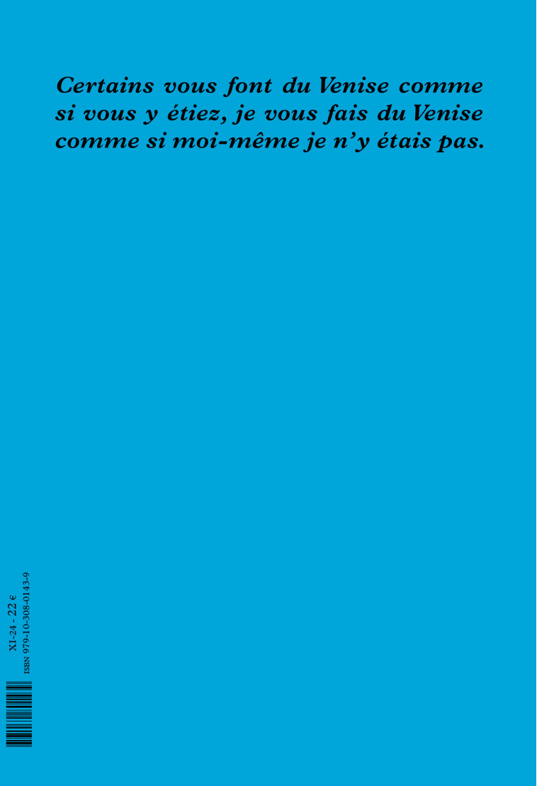 Presque mort à Venise - Jackie Berroyer, Philippe Vuillemin - LE DILETTANTE