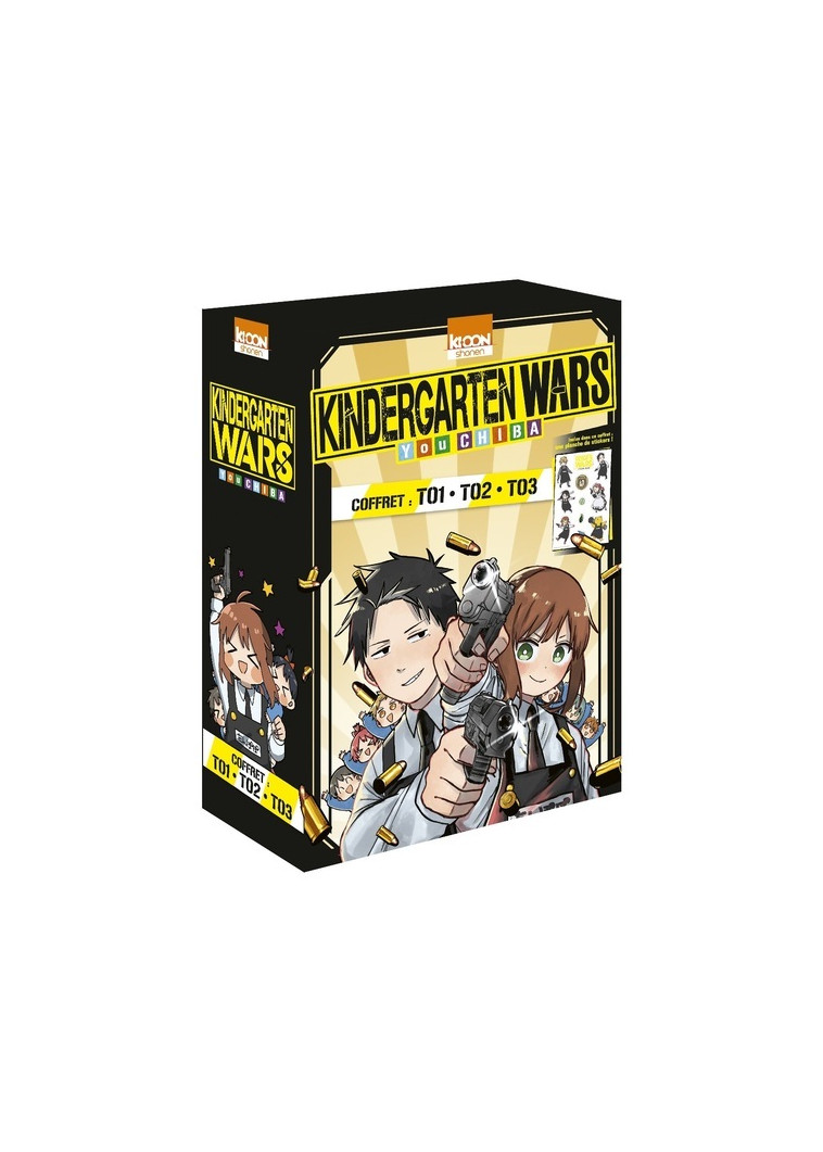 Coffret Kindergarten Wars vol. 1 à 3 - You Chiba, Damien Guinois - KI-OON