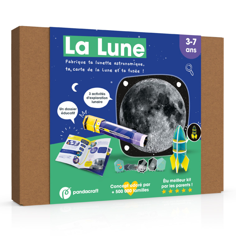 La Lune - Kit Pandacraft 3-7 ans - XXX - PANDACRAFT