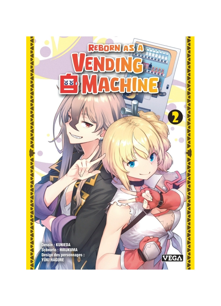 Reborn as a vending machine  - Tome 2 -  Hiru Kuma,  Kunieda - VEGA DUPUIS