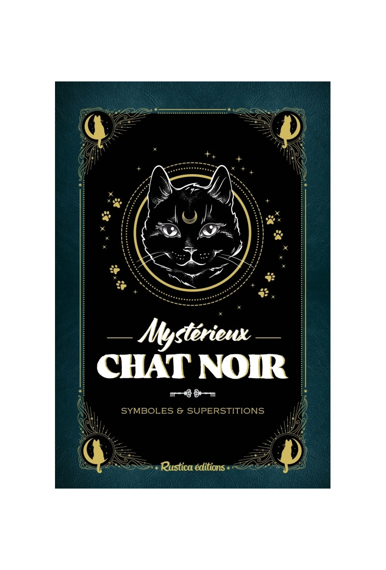 Mystérieux chat noir - Nathalie Semenuik - RUSTICA