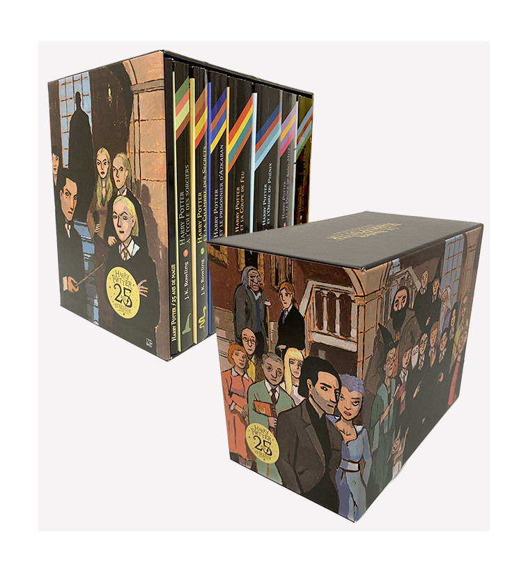 Harry Potter - Coffret Collector Harry Potter - 25 ans - J.K. ROWLING, Jean-François Ménard - GALLIMARD JEUNE