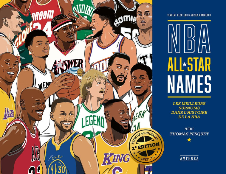 NBA ALL STAR NAMES - NOUVELLE ÉDITION -  Pommepuy adrien, Vincent Reculeau, Adrien Pommepuy - AMPHORA