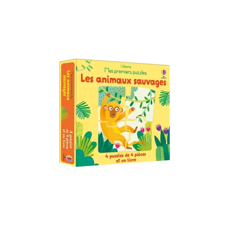 Les animaux sauvages - Mes premières puzzles - Matthew Oldham, Elisa Ferro, Holly Lamont - USBORNE