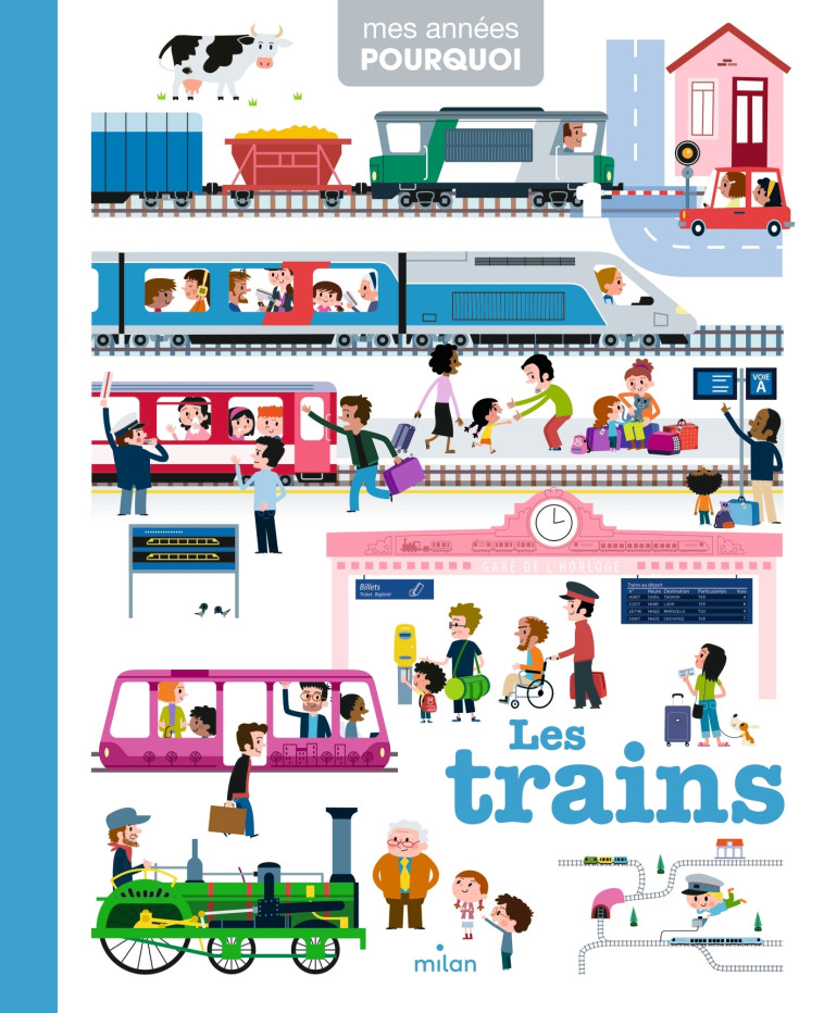 Les trains - Cécile Benoist,   - MILAN