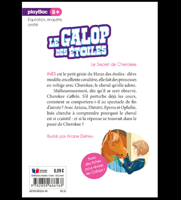 Le Galop des Etoiles - Le secret de Cherokee - Tome 2 - N. M. Zimmermann, Ariane Delrieu - PLAY BAC