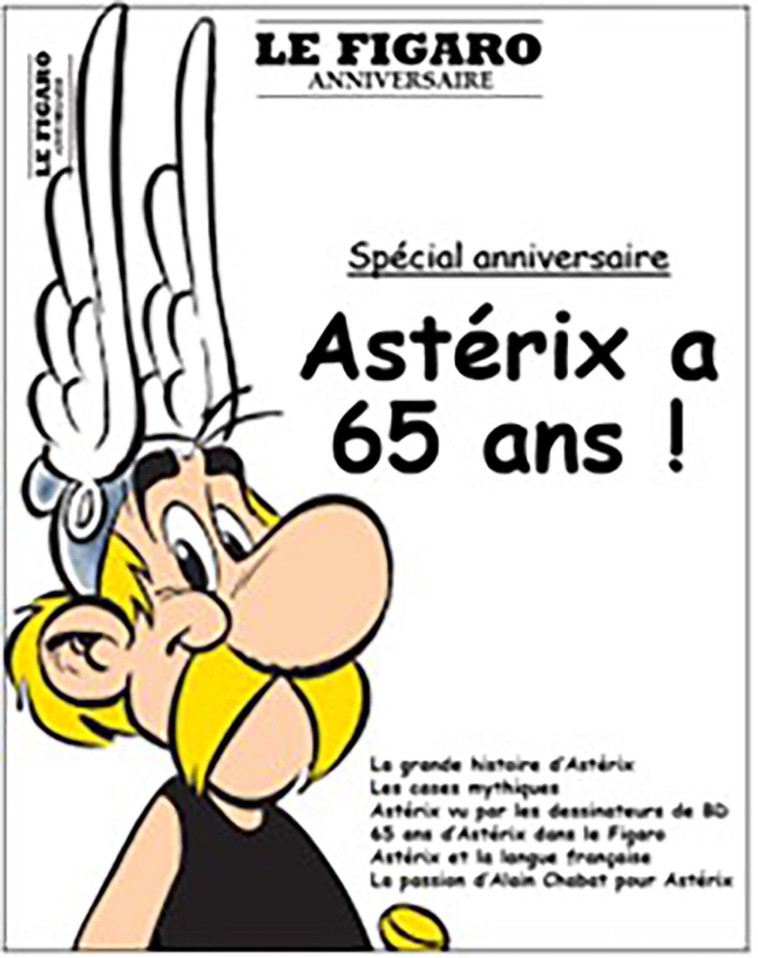 Astérix a 65 ans ! - Olivier Delcroix - STE DU FIGARO