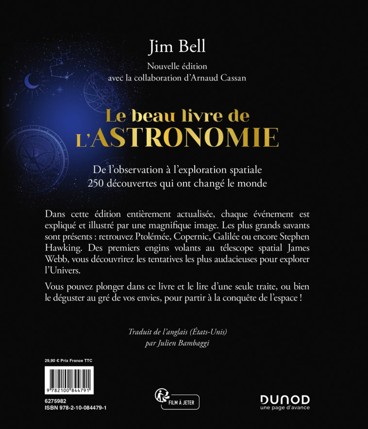 Le Beau Livre de l'Astronomie - Jim Bell - DUNOD