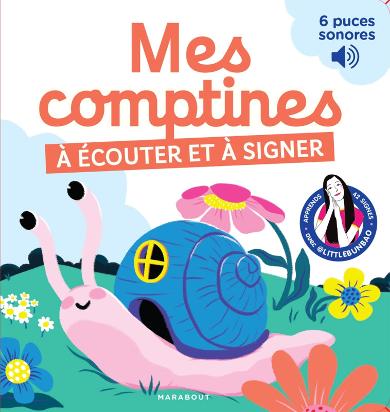 Mes comptines à écouter et à signer - Marie Cao - MARABOUT