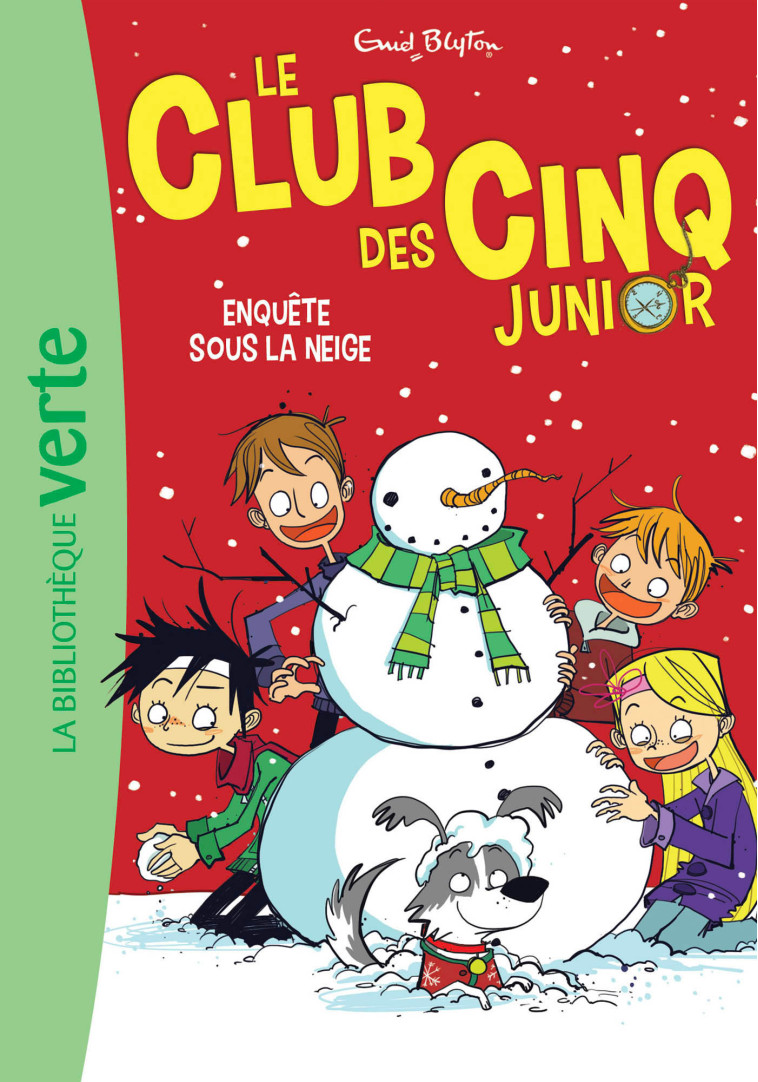 Le Club des Cinq Junior 08 - Enquête sous la neige - Enid Blyton - HACHETTE JEUN.