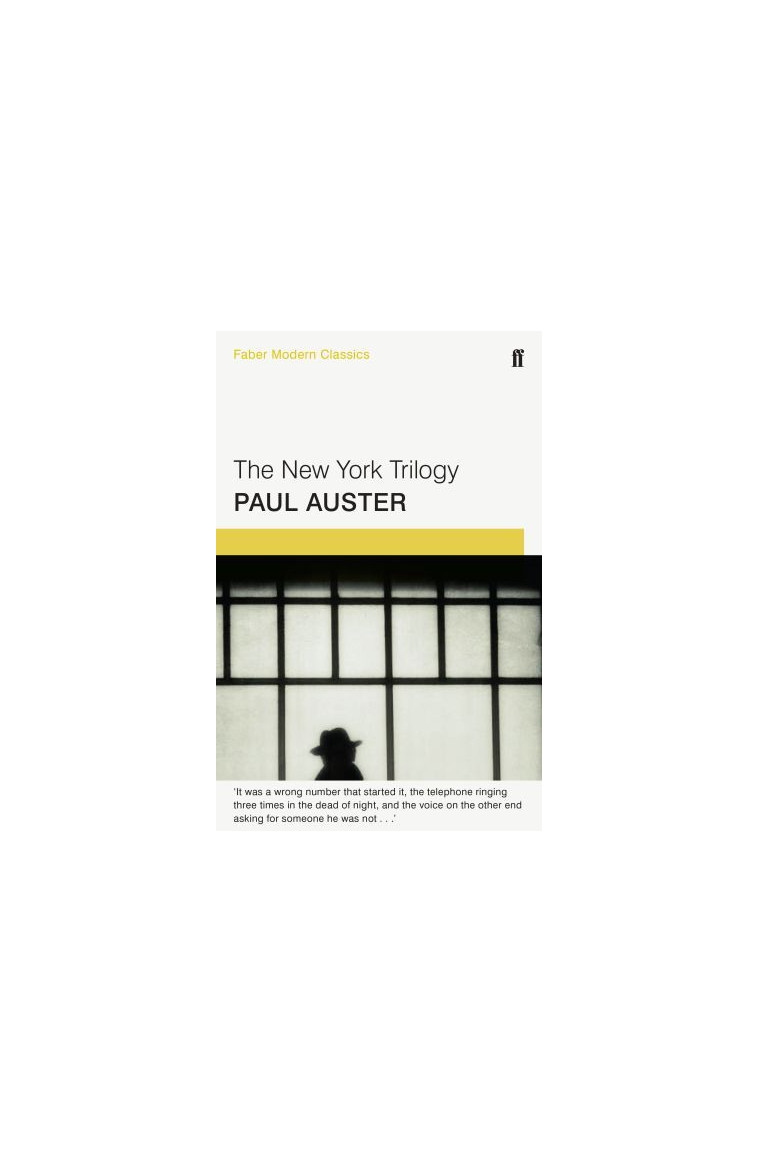 The New York Trilogy -  Auster, Paul - FABER ET FABER