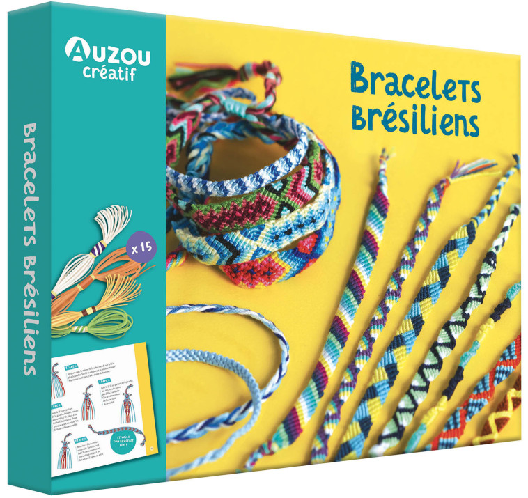 MON COFFRET D'ARTISTE - BRACELETS BRÉSILIENS - Shiilia Shiilia,  Shiilia - AUZOU