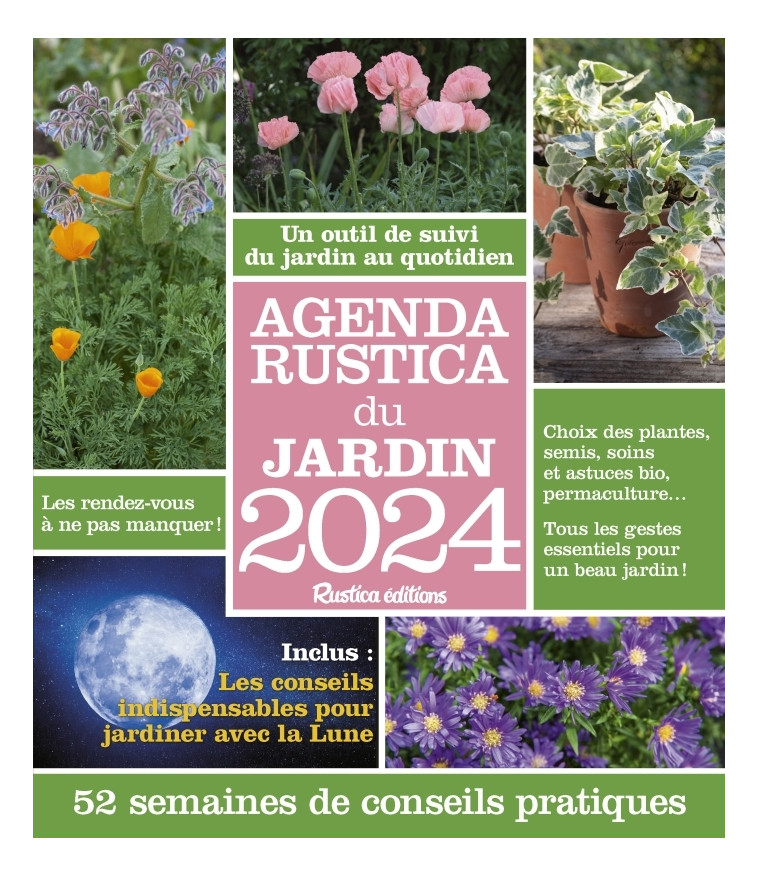 Agenda Rustica du jardin 2024 - Robert Elger - RUSTICA