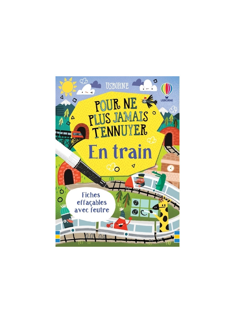 Pour ne plus jamais t'ennuyer en train - Lan Cook - USBORNE