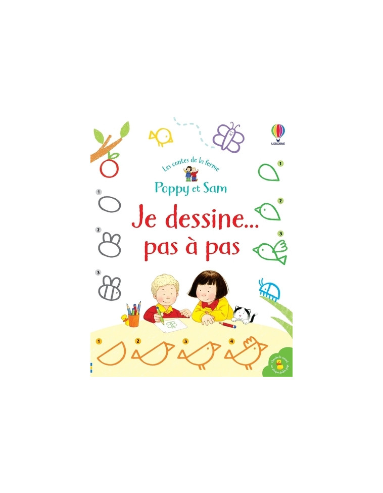 Poppy et Sam - Je dessine... pas à pas - Kate Nolan - USBORNE