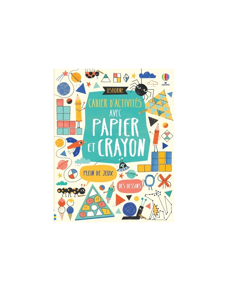 Cahier d'activités avec papier et crayon - James Maclaine - USBORNE